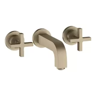 Axor Citterio Смеситель для раковины, встраиваемый, излив: 16.2см., цвет: шлифованный никель