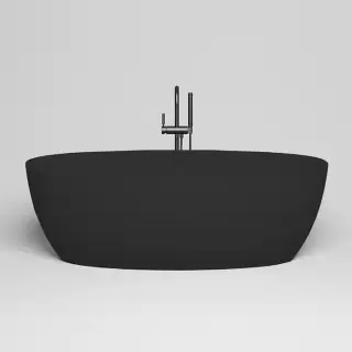 Salini Alda Ванна отдельностоящая 178х92х58см, донный клапан , сифон, слив-перелив, S-Stone, цвет: RAL9011