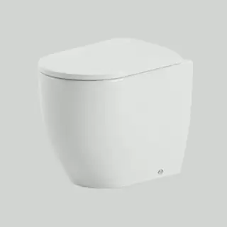 Artceram Monet Унитаз напольный 36х52см., приставной Rimless, цвет: белый глянцевый