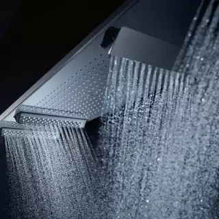 Axor Shower Heaven Душевая система с термостатом, ручным душем и подсветкой, цвет: хром