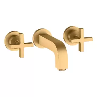 Axor Citterio Смеситель для раковины, встраиваемый, излив: 16.2см., цвет: шлифованная медь