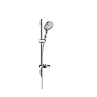 Hansgrohe Raindance Select S Душевой набор: штанга 65см., ручной душ 120, 3jet (Rain, RainAir, WhirlAir), EcoSmart, мыльница, шланг, цвет: хром