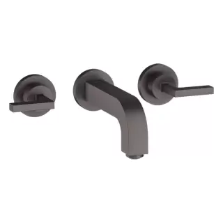 Axor Citterio Смеситель для раковины, встраиваемый, излив: 16.2см., ручка: рычаг, цвет: шлифованный черный хром