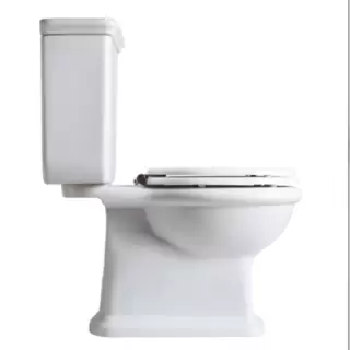 SIMAS Lante Унитаз моноблок 70.5х38.5см, с вертикальным сливом с бачком с боковой ручкой смыва, фурнитура бронза, цвет белый