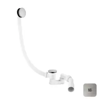 Almar Слив-перелив для ванны, цвет: никель брашированный