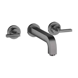 Axor Citterio Смеситель для раковины 222, встраиваемый, излив: 22.2см., ручка: рычаг, цвет: полированный черный хром