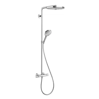 Hansgrohe Raindance Select E 300 Showerpipe Душевая система, с верхним душем &Oslash;30см., ручным дешем, и термостатическим смесителем, цвет: хром