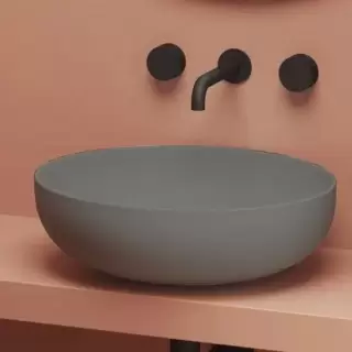 Artceram Jolie Раковина накладная/для пьедестала &Oslash; 50 см, цвет: grey olive