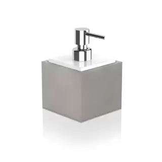 Decor Walther Brownie SSP Дозатор для мыла - Искусственная кожа, цвет: хром