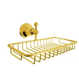 Nicolazzi Teide Полочка-решетка прямоугольная, подвесной, цвет: золото