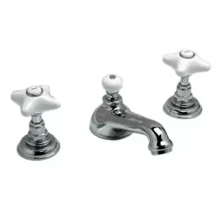 Devon&Devon White Rose Смеситель для раковины, цвет: хром