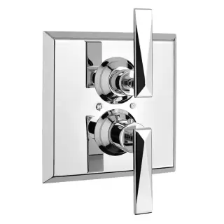 Nicolazzi Termostatico Встраиваемый смеситель, 3/4&rdquo; с запорным вентилем, 4909CR28, цвет: хром