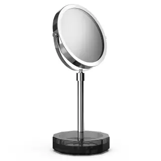 Decor Walther KR KSA Kristall Зеркало косметическое, настольное, цвет: антрацит/хром
