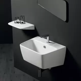 Simas Degrade Раковина 60х45 см см, 1 отв., цвет: белый