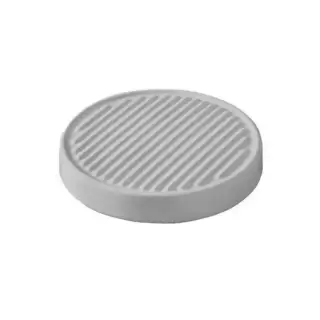 Artceram Cartesio Мыльница d22см., настольная, керамическая, цвет: серый глянцевый