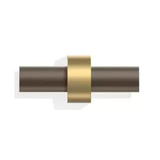 Decor Walther Century HAK2 Крючок двойной, цвет: золото матовое/бронза