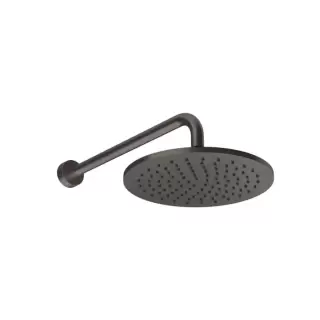 Gessi Origini Верхний душ 25см., с кронштейном, настенный ,защитой от известкового налета, цвет: Black Metal Brushed PVD