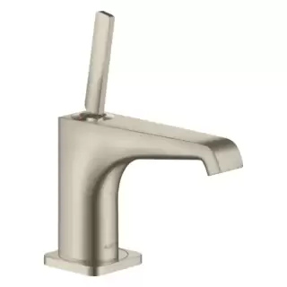 Axor Citterio E Смеситель для раковины 90, на 1 отв., цвет: шлифованный никель