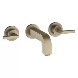 Axor Citterio Смеситель для раковины, встраиваемый, излив: 16.2см., ручка: рычаг, цвет: шлифованный никель