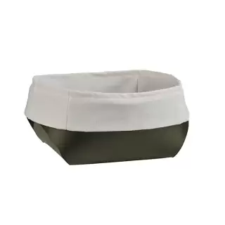 ADJ Корзина для хлеба, 15x15xH7 см., цвет: оливковый/горчичный