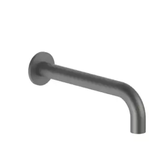 Fantini Fontane Bianche Излив смесителя для раковины, настенный, цвет: Matt Gun Metal PVD