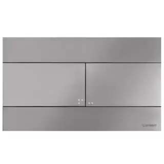 Duravit DuraSystem Beta 140 Клавиша смыва для унитаза, цвет: сталь брашированная