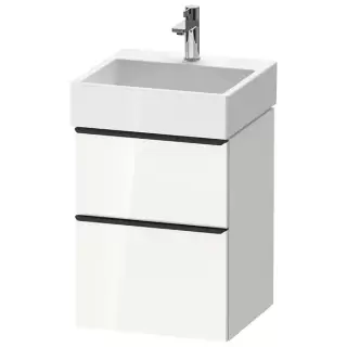 Duravit D-Neo Тумбочка подвесная 48.4x44.262.5см., раковина, 1 ящик, цвет: белый высокоглянцевый