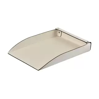 ADJ Лоток для бумаг, 32x23 см., цвет: белый/панна котта