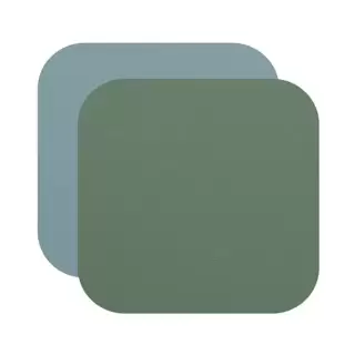 Colombo Adj Квадратный костер, 12x12 см, цвет: небесный/эвкалипт