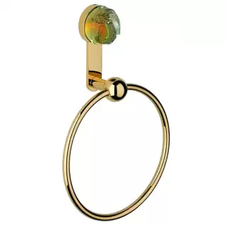 THG Dragon Jade Полотенцедержатель - кольцо, подвесной 18см., цвет: золото