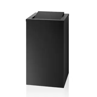 Decor Walther DW 215 Корзина для белья 32x32x58см, напольная, цвет: черный матовый