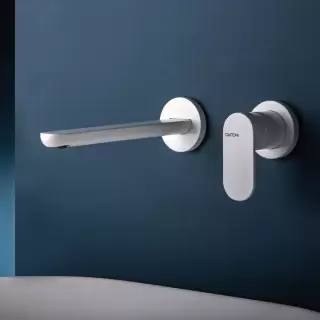 Gattoni H2Omix7000 Смеситель для раковины, встраиваемый, с GBOX, цвет: белый матовый