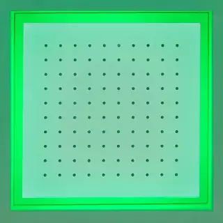 Antonio Lupi Душевая система Meteo 35 x 35 x 11 см, цвет: белый, с подсветкой