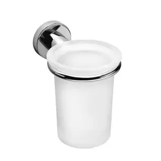 Colombo Basic Стакан подвесной, цвет: хром/матовое стекло