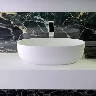 KNIEF Prime Раковина 53х35х90 см, без отв., цвет: белый матовый