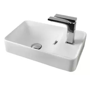 Artceram Lavamani Раковина подвесная 27x45 см, 1 отверстие, цвет: белый матовый