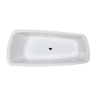 Laufen Palomba Ванна 180x80x45.5см, встраиваемая, ассиметричная, без слив-перелива, борт 8см, материал: акрил, цвет: белый
