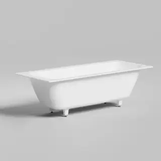 Salini Orlanda Axis Встраиваемая ванна на ножках 191х80х60см.,  "Up&Down", материал: S-Sense, цвет: белый