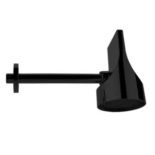 Bossini Apice Верхний душ &Oslash;100 мм., с настенным держателем 238,5 мм., цвет: черный матовый