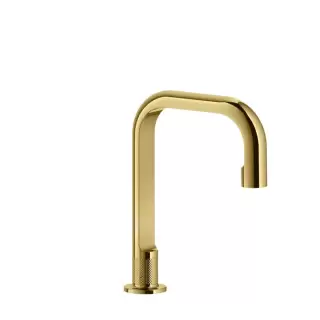 Gessi Inciso Излив для ванный, отдельностоящий, H: 24см. цвет: золото