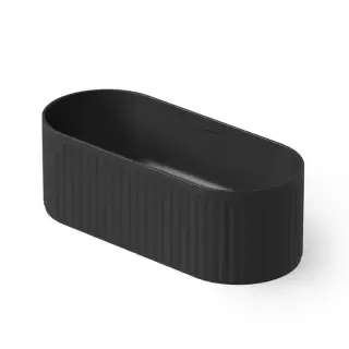 Dea Design Stripes Ванна 170х72х56см., отдельностоящая, Solid Surface, цвет: Black №16