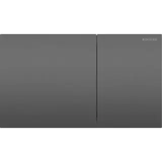 Geberit Sigma70 Клавиша для двойного смыва, квадратная: Хромированный черный