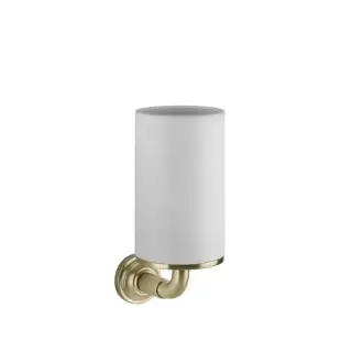 Gessi Venti20 Стакан подвесной, цвет: белый, фурнитура Brushed Brass PVD