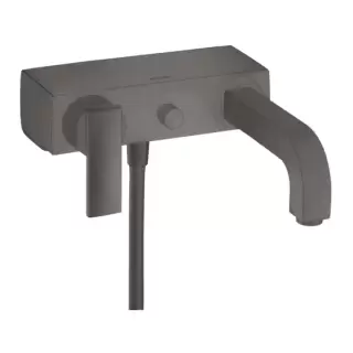 Axor Citterio Смеситель для ванны, настенный, цвет: шлифованный черный хром