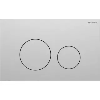 Geberit Sigma40 Клавиша для двойного смыва, круглая: Матированный