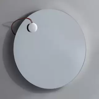 Simas Frame Зеркало круглое с металлической структурой 70 см