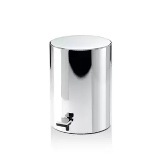 Decor Walther TE 50 Ведро 23.5xh32см, с педалью и крышкой, softclose, напольное, цвет: хром