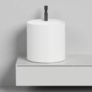 Salini Armonia Раковина 45x45x45см., 1 отв., накладная, S-Sense, цвет: белый глянцевый