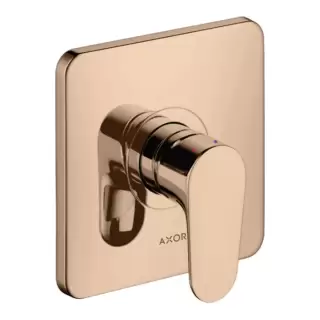 Axor Citterio M Смеситель для душа, встраиваемый, цвет: цвет: полированное красное золото