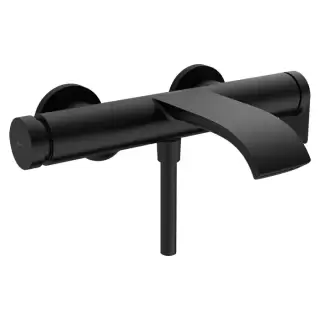 Hansgrohe Vivenis Смеситель для ванны, настенный, цвет: черный матовый